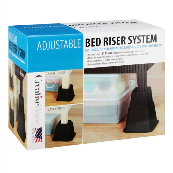 CreativeWare Adjustable Bed Riser System - Picture 2 of 6